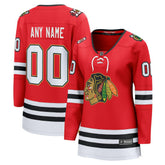 Chicago Blackhawks Fanatics Women's Centennial Breakaway Custom Jersey Red