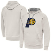 Indiana Pacers Antigua Big Logo Victory Pullover Hoodie - Cream cheap