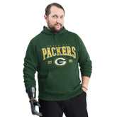 Green Bay Packers G-III Sports by Carl Banks Adaptive Team Spirit Graphic Fleece Pullover Hoodie - Green for sale