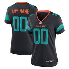 Miami Dolphins Women's 2025 Rivalries Collection Custom Game Jersey - Pitch Blue | Nike outlet