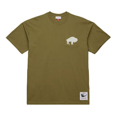 Buffalo Bills Vintage Logo Premium T-Shirt - Olive for sale
