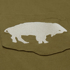 Buffalo Bills Vintage Logo Premium T-Shirt - Olive for sale