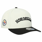 Pittsburgh Steelers New Era Upside Down 9FIFTY A-Frame Snapback Hat - Cream cheap