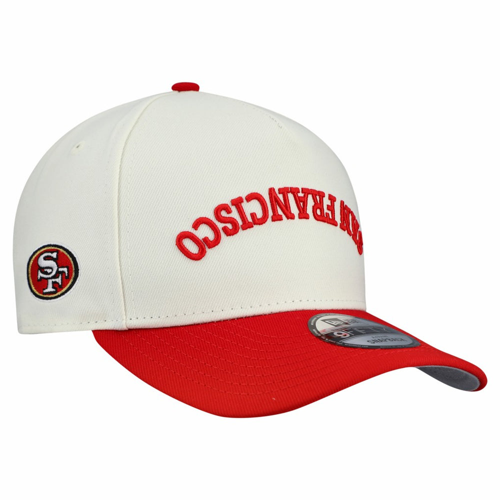 San Francisco 49ers New Era Upside Down 9FIFTY A-Frame Snapback Hat - Cream online
