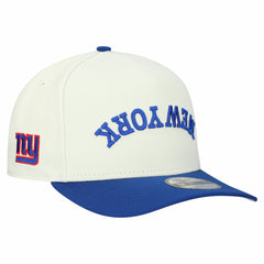 New York Giants New Era Upside Down 9FIFTY A-Frame Snapback Hat - Cream outlet