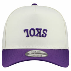 Minnesota Vikings New Era Upside Down 9FIFTY A-Frame Snapback Hat - Cream sale