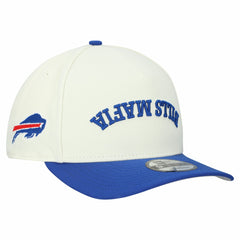 Buffalo Bills New Era Upside Down 9FIFTY A-Frame Snapback Hat - Cream sale