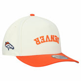 Denver Broncos New Era Upside Down 9FIFTY A-Frame Snapback Hat - Cream discount