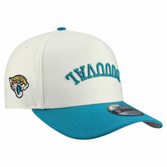 Jacksonville Jaguars New Era Upside Down 9FIFTY A-Frame Snapback Hat - Cream cheap