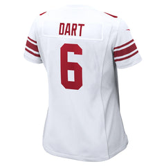Jaxson Dart New York Giants Women's Game Jersey - White | Nike for sale