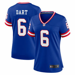 Jaxson Dart New York Giants Women's Alternate 2 Classic Game Jersey - Royal | Nike cheap