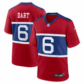 Jaxson Dart New York Giants Alternate Century Red Game Jersey - Red | Nike discount