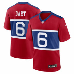 Jaxson Dart New York Giants Alternate Century Red Game Jersey - Red | Nike discount