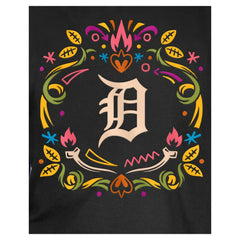 Detroit Tigers Youth Día de los Muertos T-Shirt - Black | New Era