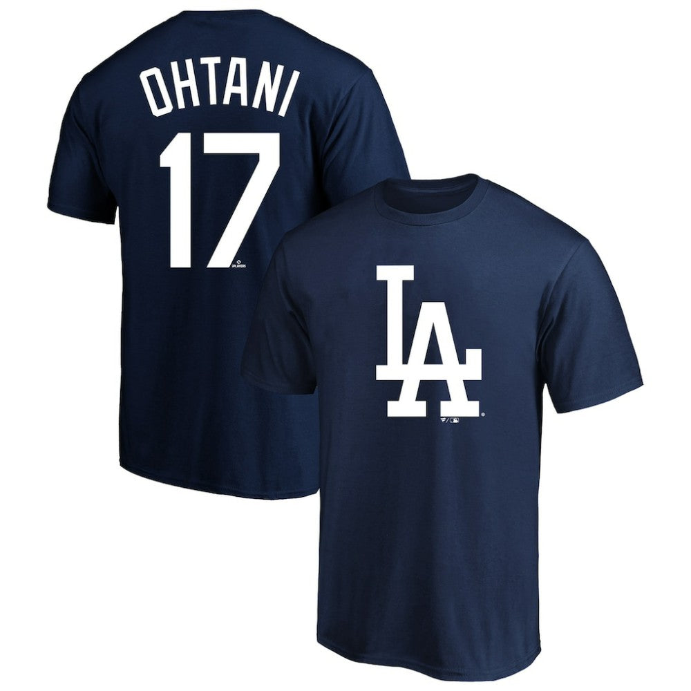 Shohei Ohtani Los Angeles Dodgers Profile Big & Tall Player Name & Number T-Shirt - Navy