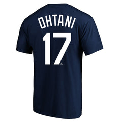 Shohei Ohtani Los Angeles Dodgers Profile Big & Tall Player Name & Number T-Shirt - Navy