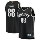 Nolan Traoré Brooklyn Nets Youth Fast Break Replica Jersey - Black - Icon Edition | Fanatics for sale