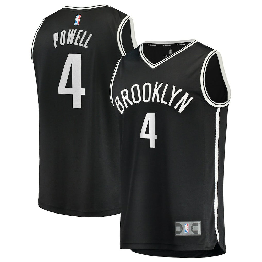 Drake Powell Brooklyn Nets Fast Break Replica Jersey - Black - Icon Edition | Fanatics sale