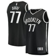 Ben Saraf Brooklyn Nets Fast Break Replica Jersey - Black - Icon Edition | Fanatics discount