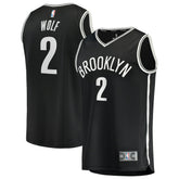 Daniel Wolf Brooklyn Nets Fast Break Replica Jersey - Black - Icon Edition | Fanatics online