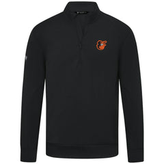 Baltimore Orioles Levelwear Upright Insignia Tri-Blend Quarter-Zip Pullover - Black