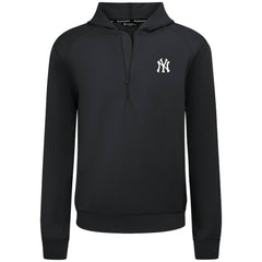 New York Yankees Levelwear Technic Insignia Quarter-Zip Hoodie - Black