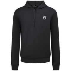 Detroit Tigers Levelwear Technic Insignia Quarter-Zip Hoodie - Black