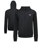 Toronto Blue Jays Levelwear Technic Insignia Quarter-Zip Hoodie - Black