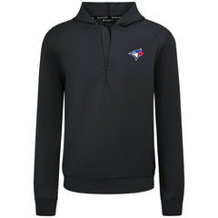 Toronto Blue Jays Levelwear Technic Insignia Quarter-Zip Hoodie - Black