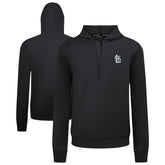 St. Louis Cardinals Levelwear Technic Insignia Quarter-Zip Hoodie - Black