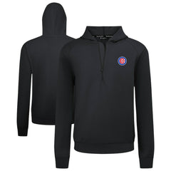 Chicago Cubs Levelwear Technic Insignia Quarter-Zip Hoodie - Black