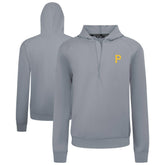 Pittsburgh Pirates Levelwear Technic Insignia Quarter-Zip Hoodie - Gray