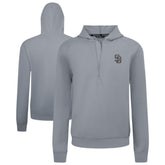 San Diego Padres Levelwear Technic Insignia Quarter-Zip Hoodie - Gray