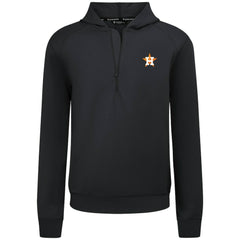 Houston Astros Levelwear Technic Insignia Quarter-Zip Hoodie - Black