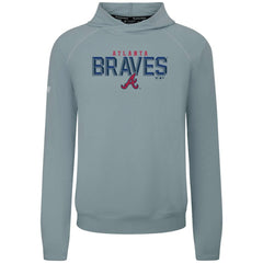 Atlanta Braves Levelwear Mandate Carve Tri-Blend Hoodie - Gray