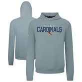 St. Louis Cardinals Levelwear Mandate Carve Tri-Blend Hoodie - Gray