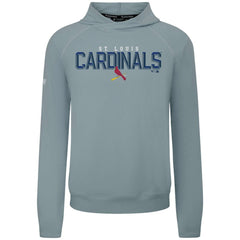 St. Louis Cardinals Levelwear Mandate Carve Tri-Blend Hoodie - Gray