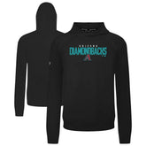 Arizona Diamondbacks Levelwear Mandate Carve Tri-Blend Hoodie - Black