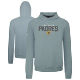San Diego Padres Levelwear Mandate Carve Tri-Blend Hoodie - Gray