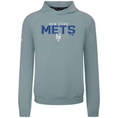New York Mets Levelwear Mandate Carve Tri-Blend Hoodie - Gray