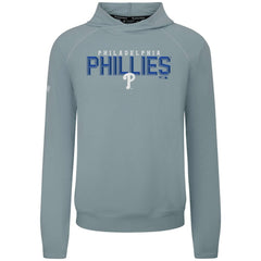 Philadelphia Phillies Levelwear Mandate Carve Tri-Blend Hoodie - Gray