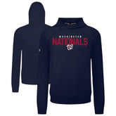 Washington Nationals Levelwear Mandate Carve Tri-Blend Hoodie - Navy
