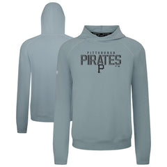 Pittsburgh Pirates Levelwear Mandate Carve Tri-Blend Hoodie - Gray