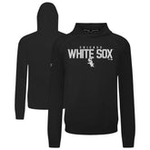 Chicago White Sox Levelwear Mandate Carve Tri-Blend Hoodie - Black