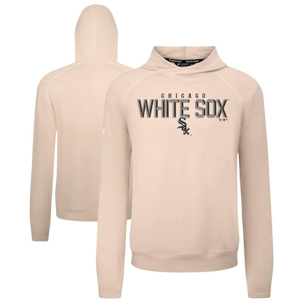 Chicago White Sox Levelwear Mandate Carve Tri-Blend Hoodie - Gray