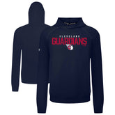 Cleveland Guardians Levelwear Mandate Carve Tri-Blend Hoodie - Navy