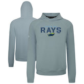 Tampa Bay Rays Levelwear Mandate Carve Tri-Blend Hoodie - Gray