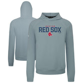 Boston Red Sox Levelwear Mandate Carve Tri-Blend Hoodie - Gray