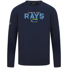 Tampa Bay Rays Levelwear Mandate Carve Tri-Blend Sweatshirt - Navy