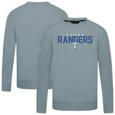 Texas Rangers Levelwear Mandate Carve Tri-Blend Sweatshirt - Gray